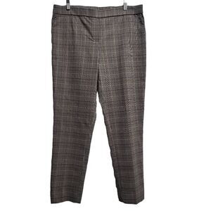 Ch1 & co. Pull on plaid ankle pants, sz XL